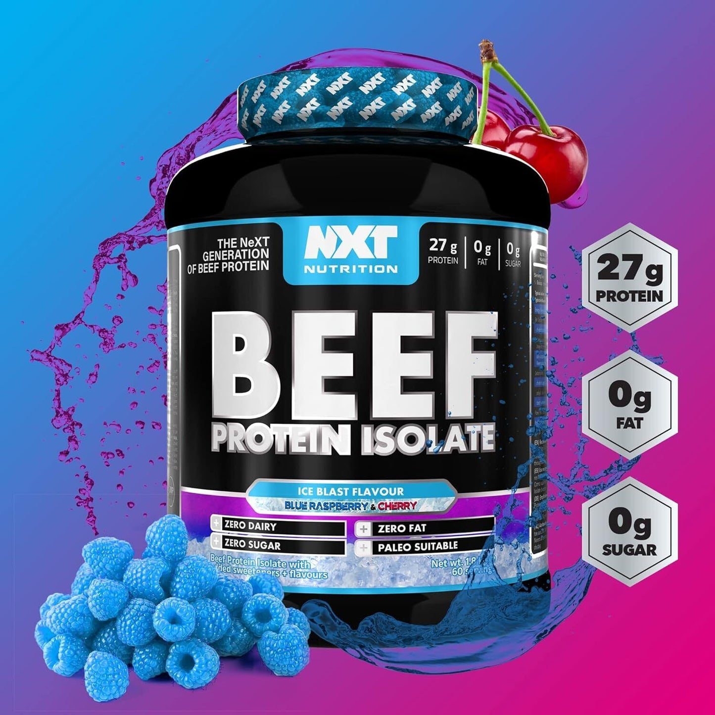 NXT Nutrition Beef Protein Isolate Variety Pack 20 x 30g