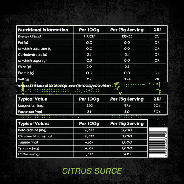 Celtic Surge Pre-Workout with FREE Shaker